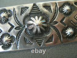 Harvey Era Native American Sterling Silver Whirling Logs Arrows Stamps Pin 6
