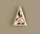 Henry And Linda Barber Vintage Zuni Silver Inlay Pin / Pendant Hummingbird