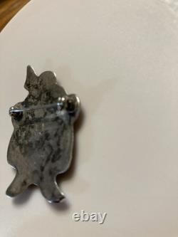 Hopi Mudhead Vintage Pin Sterling Silver 9 grams 1.75x1.17