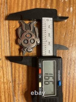 Hopi Mudhead Vintage Pin Sterling Silver 9 grams 1.75x1.17