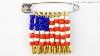 How To Make A Usa Flag Friendship Pin Happy Fourth 4th Of July Crafts With Beads Pins
