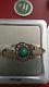 Incredible Vintage Navajo Pin Fred Harvey Style, Turquoise And Sterling Silver
