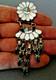 Lg Native American Zuni Multi-stone Inlay Sun Face Sterlin Silver Pin Pendant 4