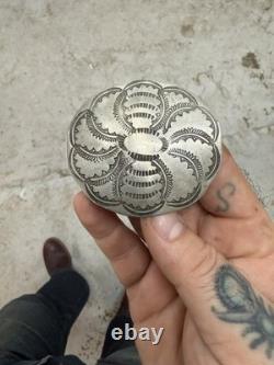 Large Vintage Early Navajo Handmade Brooch Pin