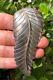 Massive Old Pawn Navajo Native American Sterling Silver Leaf Pin Brooch Pendant
