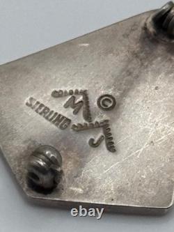 Mark Jimenez Apache Comanche Sterling Silver Tree Design Brooch Pin