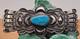 Mary Cayatineto Sterling Silver & Turquoise Navajo Brooch Pin