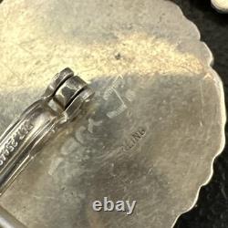 Mens Cuff Links Zuni Blue Lapis Spiny Oyster Kachina Sterling Silver Inlay 20285