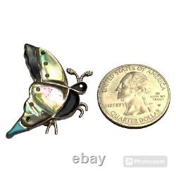 Mesmerizing ZUNI Native American Inlay Butterfly Pendant/Pin by Pasqual Natewa