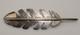 Michael Rogers Paiute Sterling Silver Feather Pin Brooch. 22