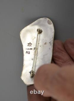 Mitchell Sockyma Vintage Hopi Sterling Silver Pin Koshare Clown Hopi Crafts