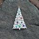 Navajo-sterling Silver Multi-stone Christmas Tree Pin/pendant By Lee Charley