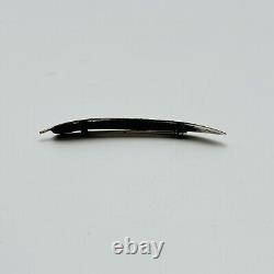 Native American Indian Handmade Feather Brooch Pin SIGNED NC MARKED 925