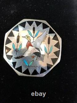 Native American Inlay Pin/Pendant