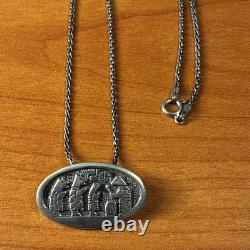 Native American Kewa Sterling Silver Pendant/Pin By Roderick & Marilyn Tenorio