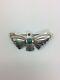 Native American Navajo Pin Sterling Silver Turquoise Stone Bird