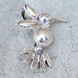 Native American-Navajo Sterling Silver HUMMINGBIRD Pin/Pendant-Allison Manuelito