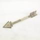 Native American Stamped Articulated Arrow Sterling Silver Brooch