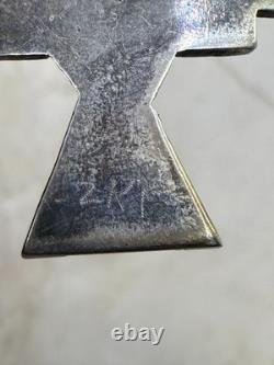 Native American Sterling Silver Thunderbird Pin/Brooch Signed 2 x 1 Inch 4.8 G