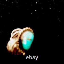 Native American Turquoise Feather Tie Tag Pin Old Pawn Ithaca 8013