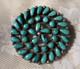 Native American Vintage Turquoise Very Old Pin Silver