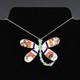 Native American Zuni Inlay Dragonfly Pin/pendant By Angus Ahiyite