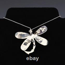 Native American Zuni Inlay Dragonfly Pin/pendant By Angus Ahiyite
