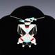 Native American Zuni Inlay Thunderbird Pin/pendant By Fabian Cellicion