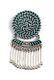 Native American Zuni Needle Point Sleeping Beauty Turquoise Pin Pendant