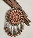 Native American Zuni Angel Skin Coral Pin/pendant. Patsy Weebothee