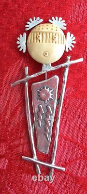 Native Silver Pin 1137