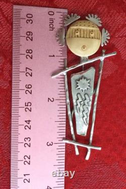 Native Silver Pin 1137