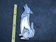 Native American Sterling Silver Wolf Pin