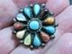 Native American Turquoise Pin Phyllis Gilbert Ortega