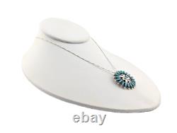 Navajo Needlepoint Pin Pendant Necklace Native Am Handmade Jewelry