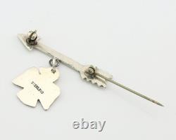 Navajo Pin Sterling Silver Thunderbird Arrow Artist Native American Artist