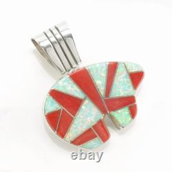 Navajo Sterling Silver Bear Pendant/Brooch by Chester Benally, Native American