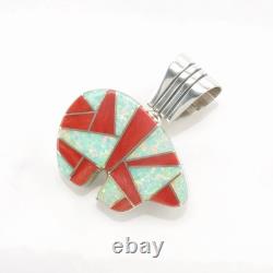 Navajo Sterling Silver Bear Pendant/Brooch by Chester Benally, Native American