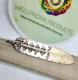 Navajo Sterling Silver High Detail Feather Brooch Pin By Herbert Cayatineto
