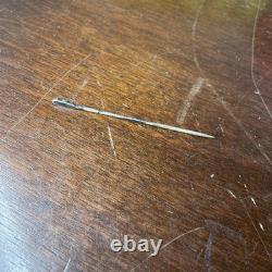 Navajo Sterling Silver Turquoise Pin Antique