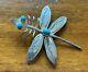 Navajo Sterling Turquoise Dragonfly Pin