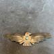Navajo Vintage 3.5 Long Thunderbird Brooch Turquoise Vintage 7d