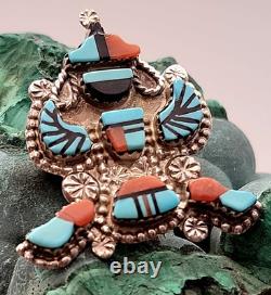 Navajo pin pendant Sterling Silver Knifewing (D&M Thompson) brooch