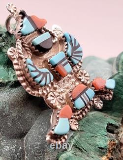 Navajo pin pendant Sterling Silver Knifewing (D&M Thompson) brooch