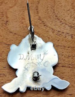Navajo pin pendant Sterling Silver Knifewing (D&M Thompson) brooch