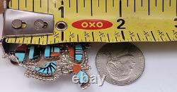 Navajo pin pendant Sterling Silver Knifewing (D&M Thompson) brooch