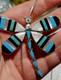 New Huge Sterling Silver Zuni Artist Signed Inlay Dragonfly Pendant/brooch