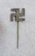 Old Navajo Indian Sterling Silver Fred Harvey Era Rare Whirling Logs Stick Pin