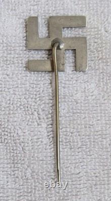 Old Navajo Indian Sterling Silver Fred Harvey Era Rare Whirling Logs Stick Pin