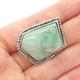 Old Pawn 925 Sterling Silver Vintage Royston Turquoise Beaded Tribal Pin Brooch